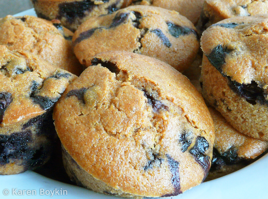 Blueberry Spelt Muffins